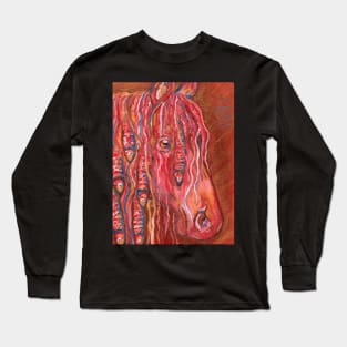 Red horse Long Sleeve T-Shirt